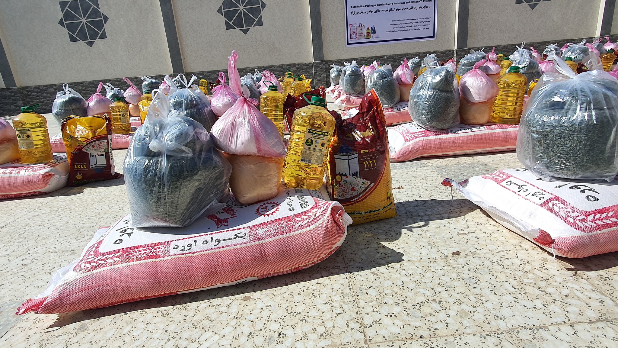 Hygiene kits distribution